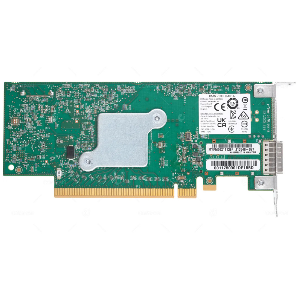 J10548-027 LP  INTEL SINGLE PORT 100GB QSFP28 100 SERIES HFI ADAPTER LOW PROFILE